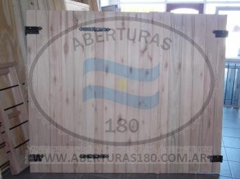 Ventana corrediza cedro 2.00 x 0.80 V.E 1/4.